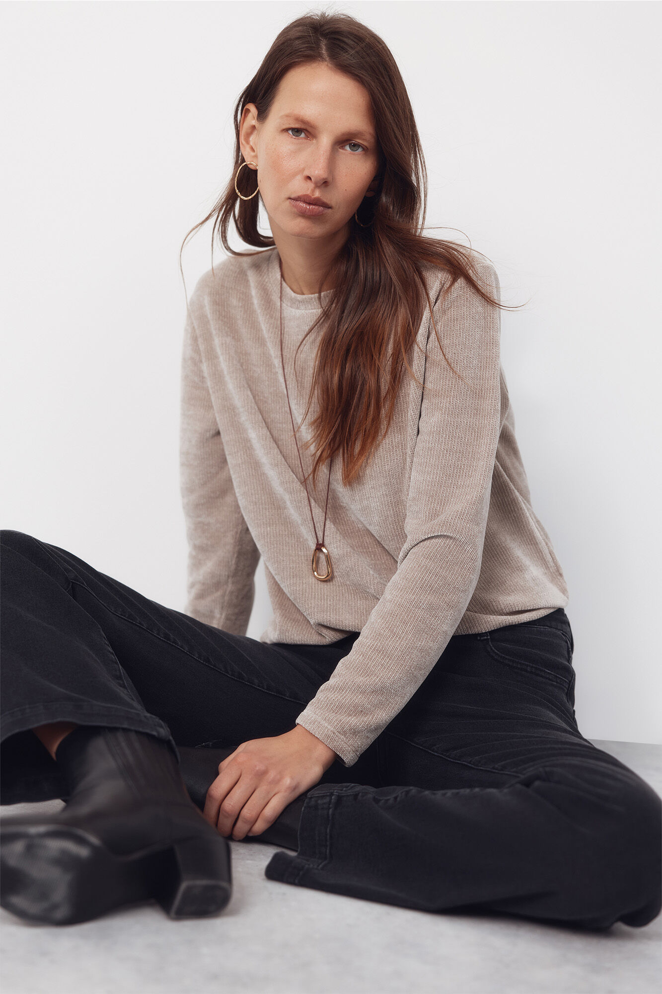 Cortefiel Camiseta chenilla