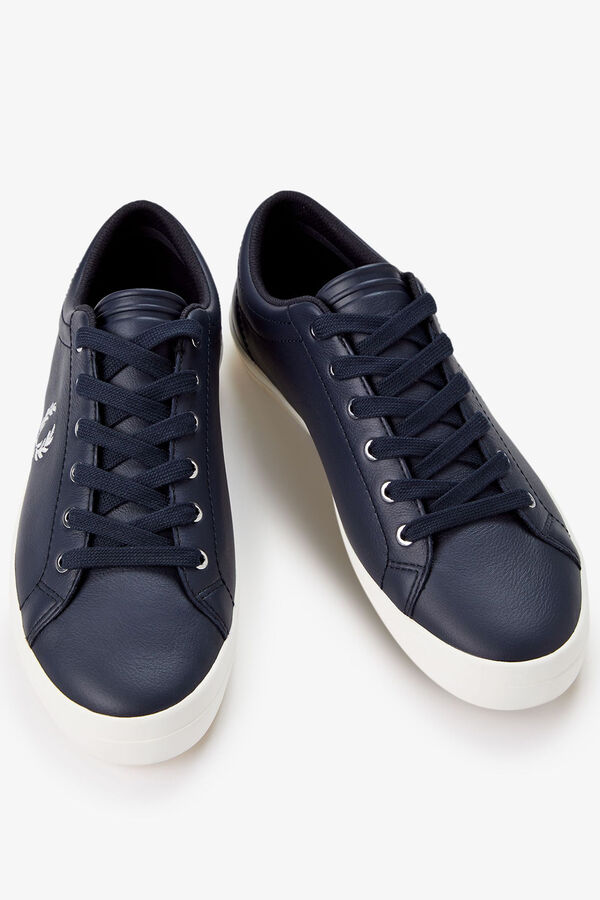 Fred Perry Sapatilhas Baseline pele Azul