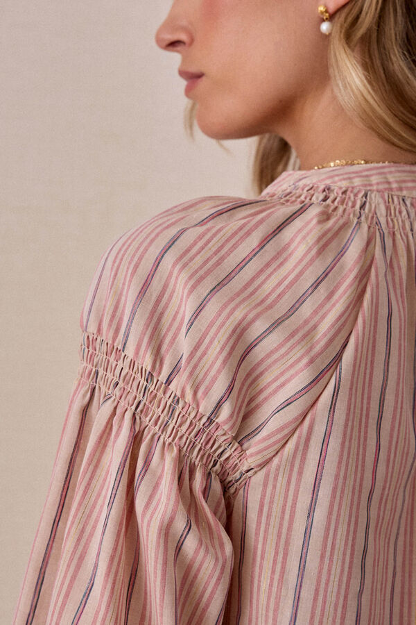 Polín Et Moi Blusa riscas de lurex Subiu