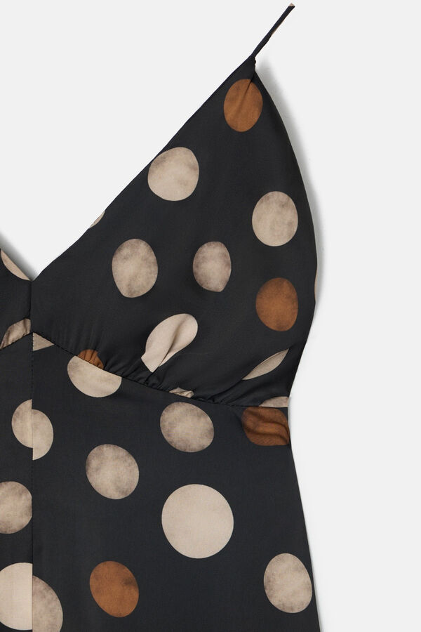Silbon Polka-dot midi dress Multicolour