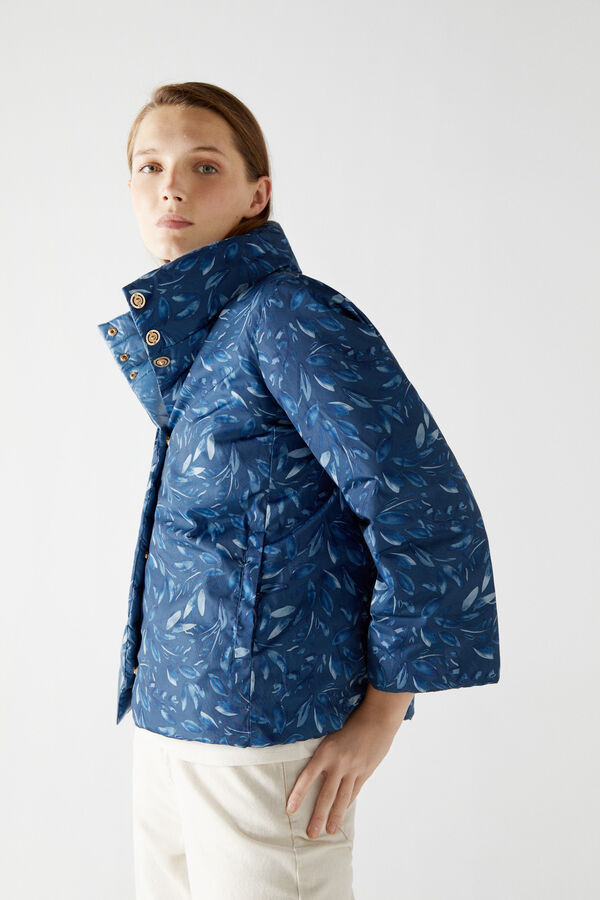 Cortefiel Blazer acolchoado revers&iacute;vel Azul