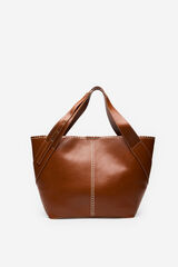 Cortefiel Basket with stitching Brown