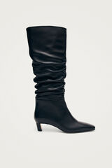 Alohas Botas de cuero Kalila Negro