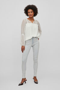 Cortefiel Vila plumetis blouse White