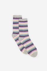 Cortefiel multicoloured striped socks Multicolour