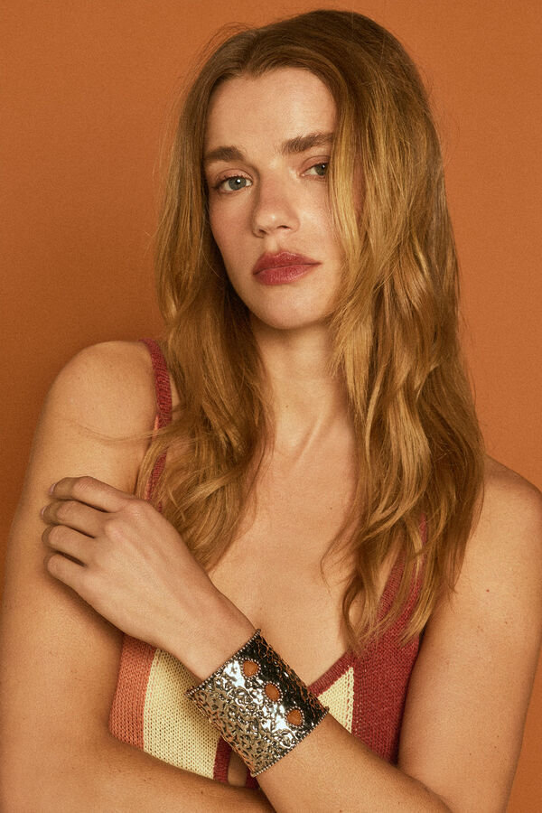 Slowlove Brazalete piedra Gris