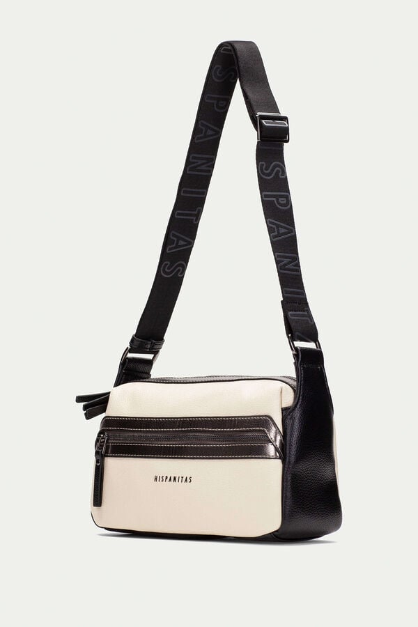 Cortefiel Front pocket crossbody (bag) bag  Black