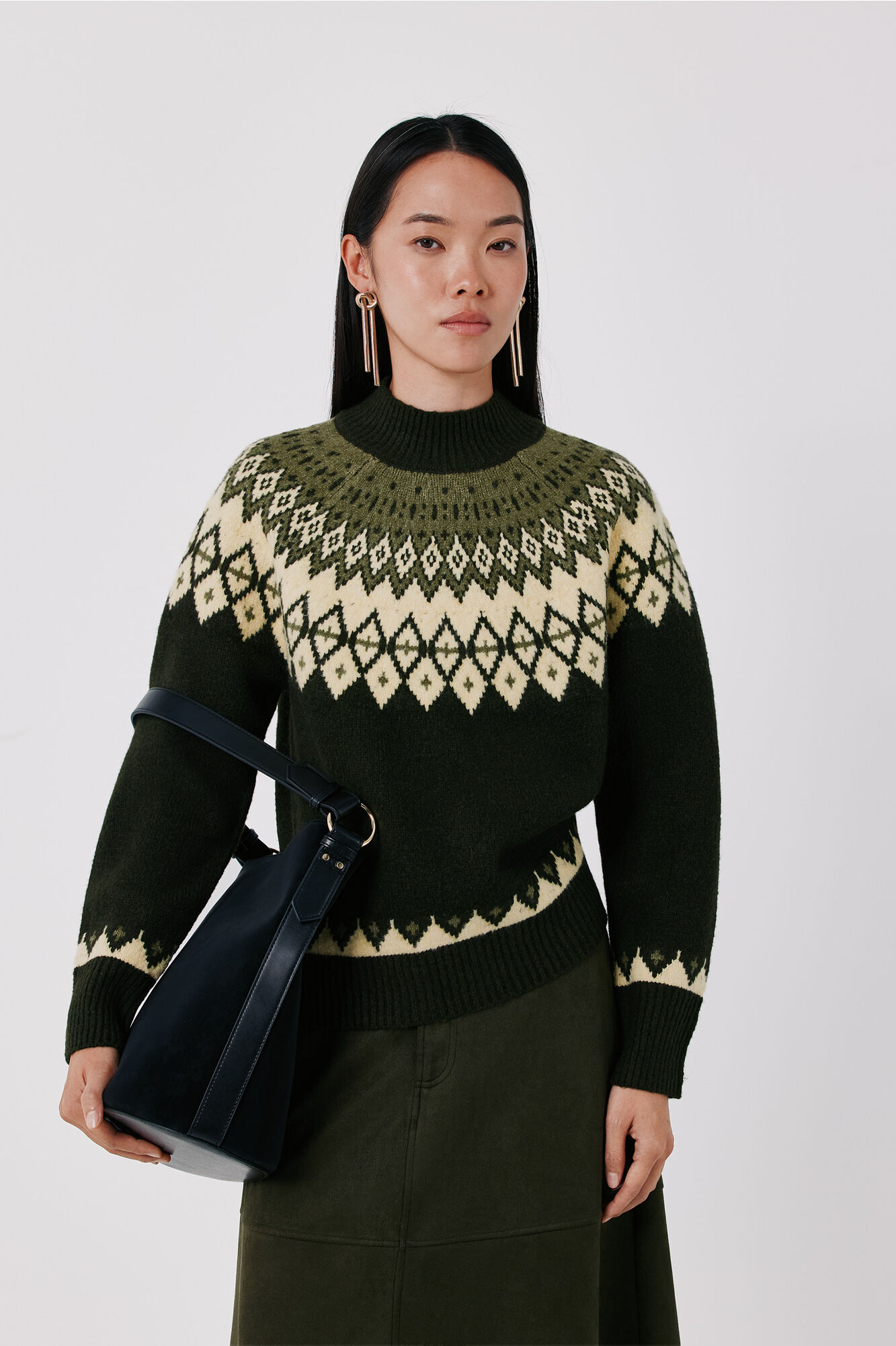 Cortefiel Positional jacquard jumper
