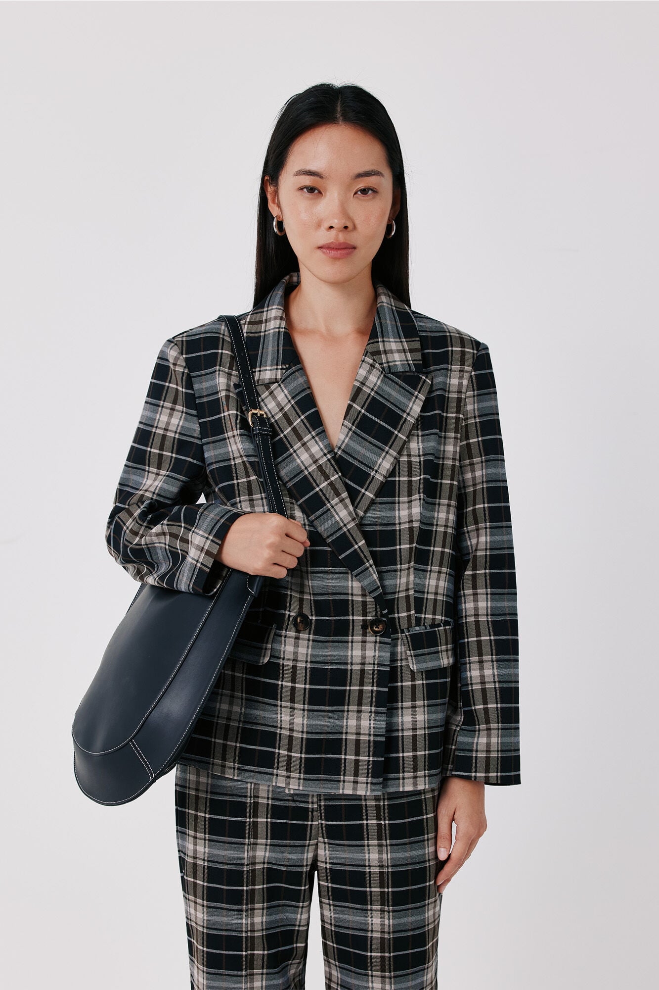 Cortefiel Women's double-breasted blazer