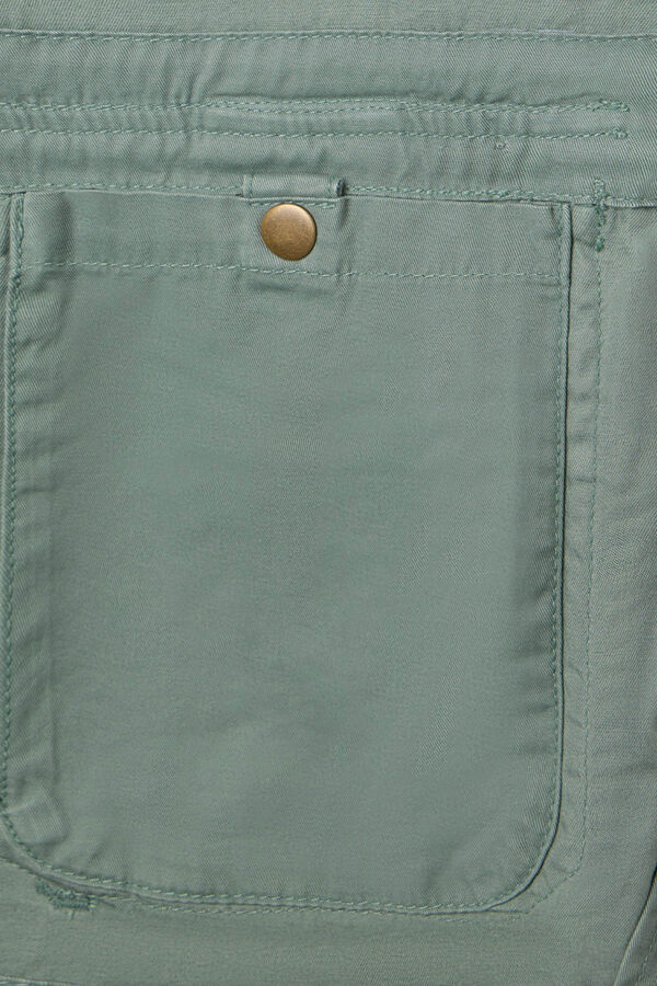 Silbon Parka military garment dye Verde