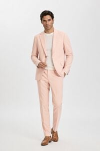 Selected Cal&ccedil;a de vestir slim em viscose