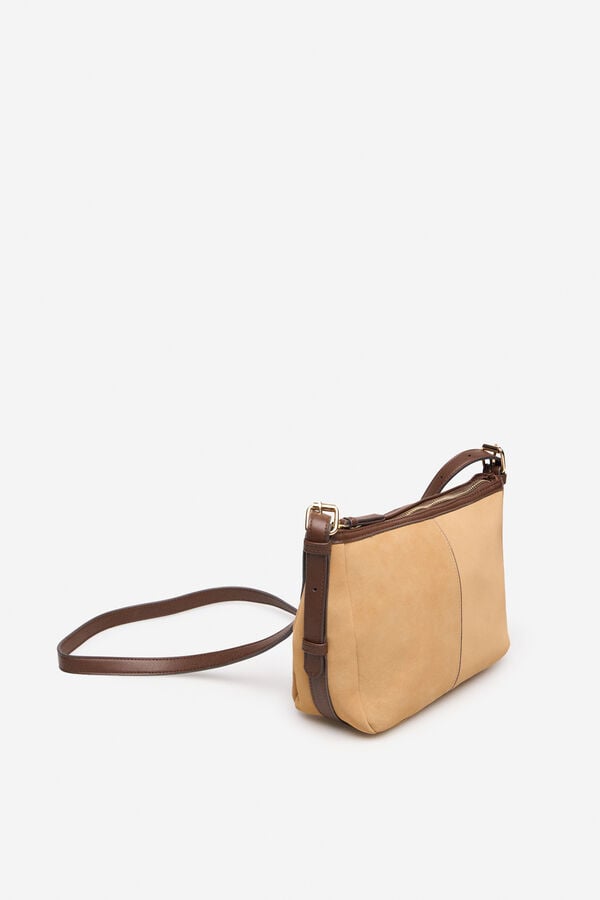 Cortefiel Plain shoulder bag Nude
