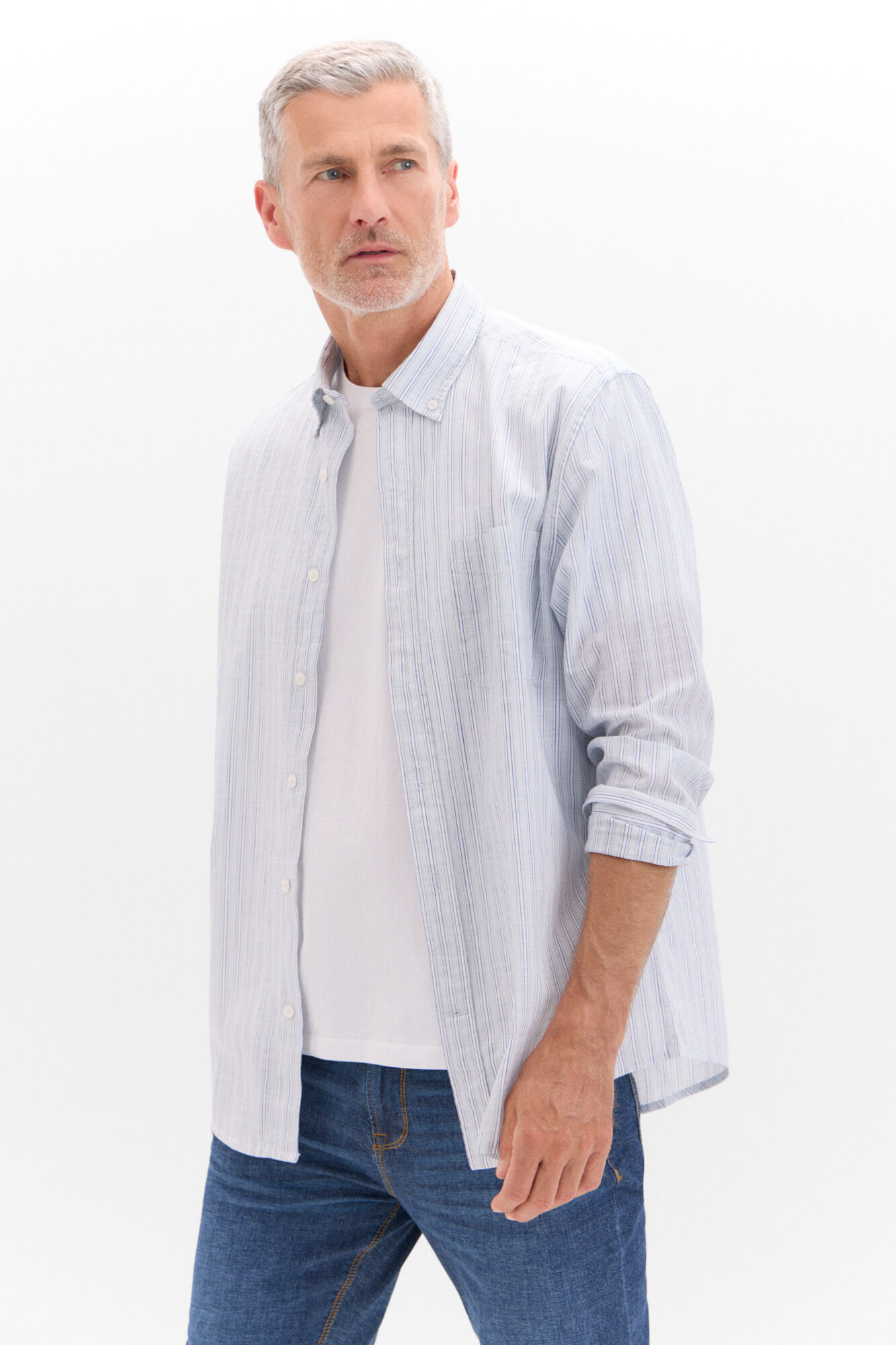 Camisa flame rayas Camisas de hombre Cortefiel