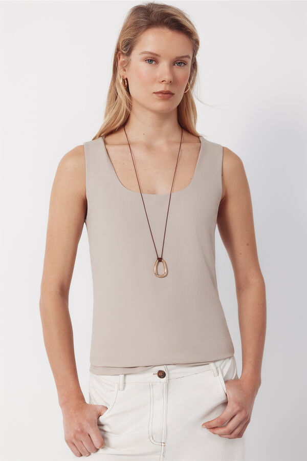 Cortefiel Al&ccedil;as b&aacute;sica Tostado