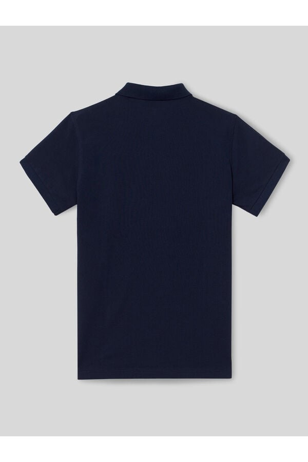 Silbon Polo cl&aacute;ssico liso Azul