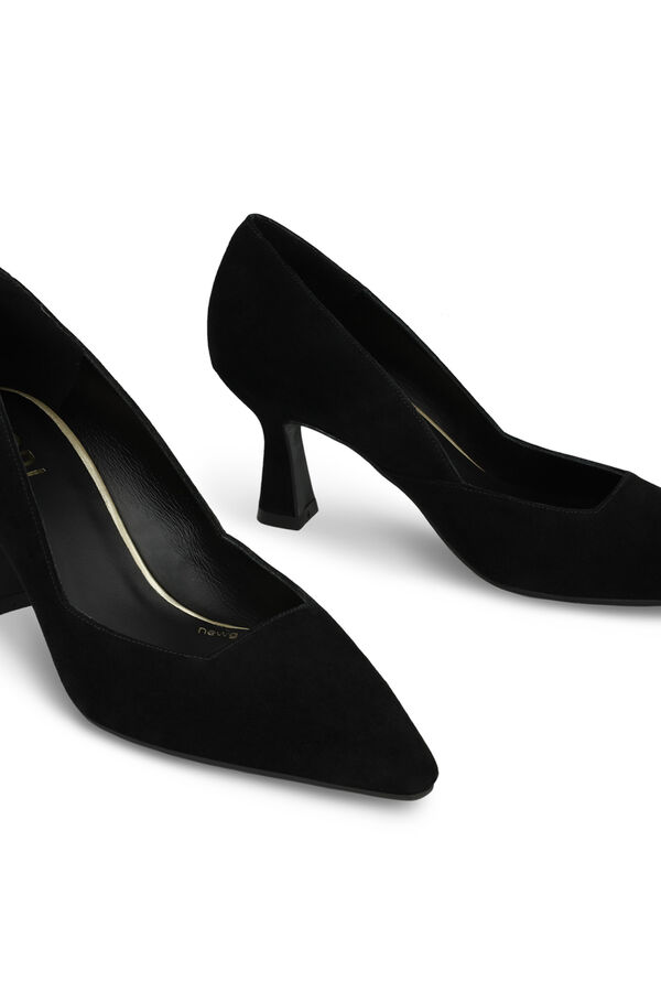 Lodi Zapatos de sa&oacute;n en ante Negro