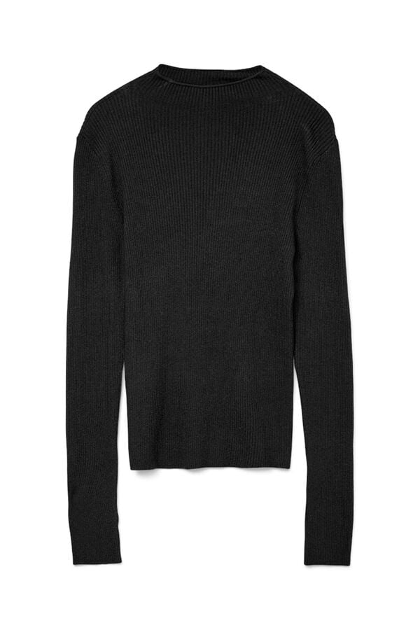 Vero Moda Camisola micro canelado Preto