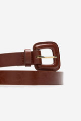 Cortefiel Basic lined belt Brown