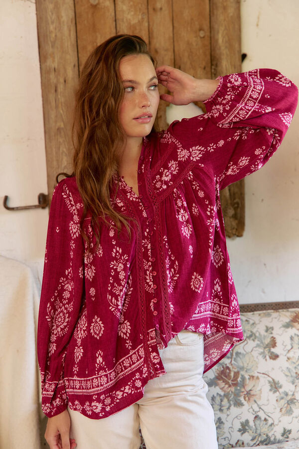 Jaase Blusa Bree com estampado Amalie Granada