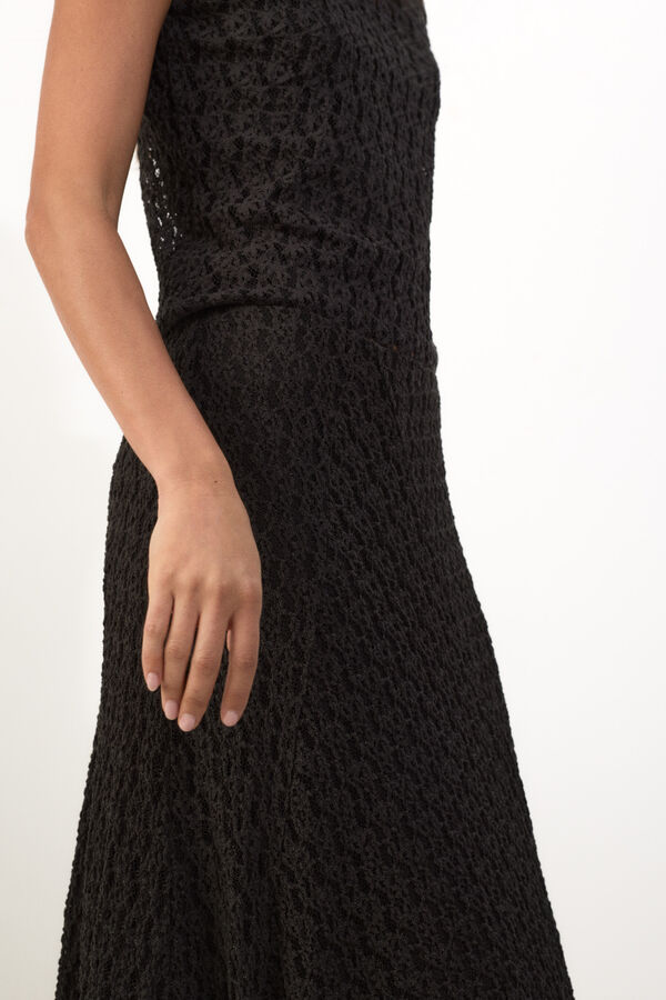 Slowlove Falda de encaje Gris oscuro