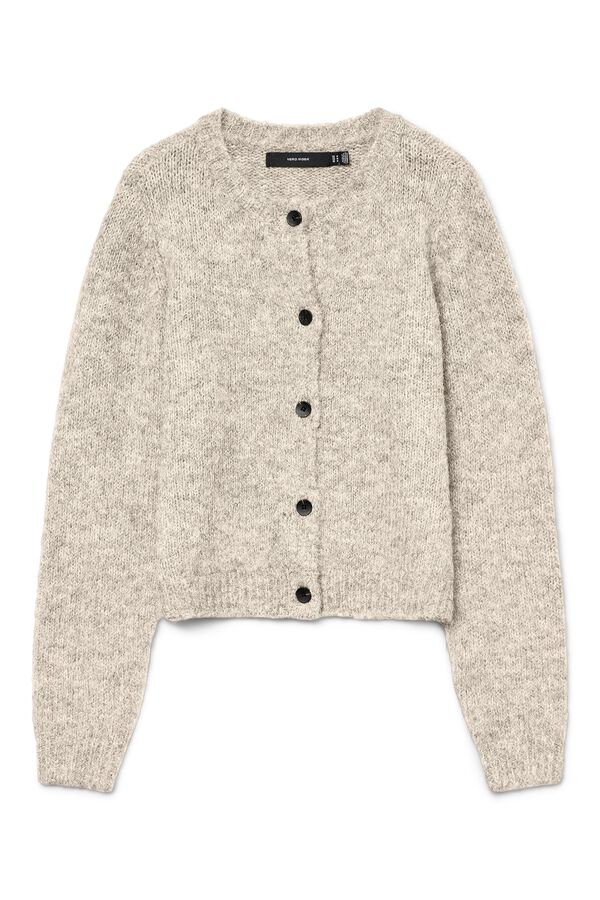 Vero Moda Curve Casaco de malha texturizado Tostado