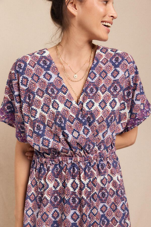 Slowlove Vestido largo estampado Multicolor