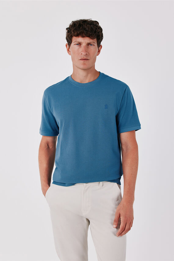 Camiseta básica tejido piqué