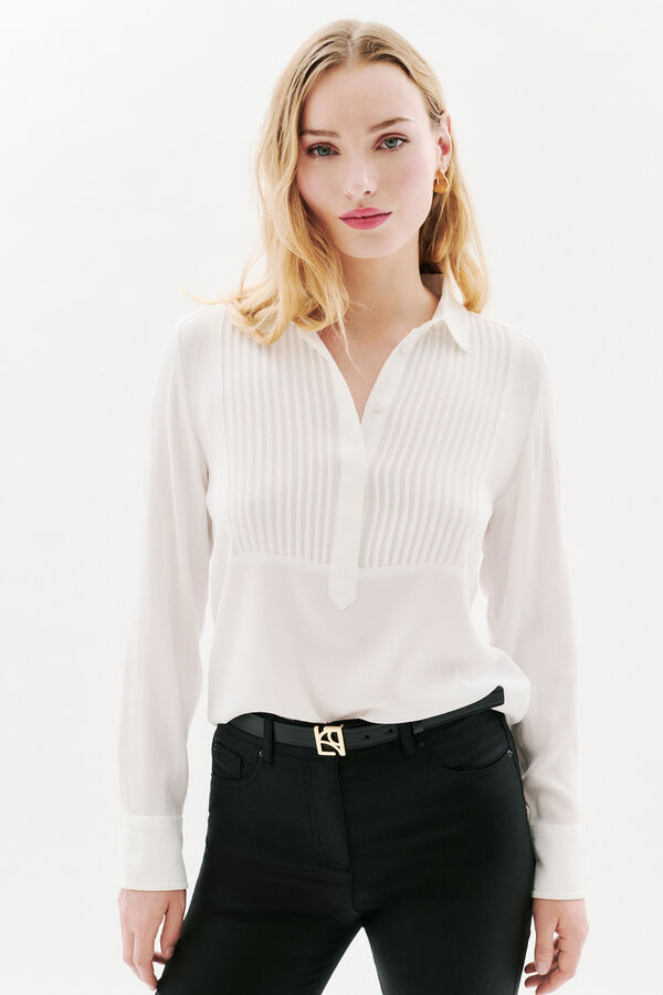 Caroll Blusa Carlota Ecru