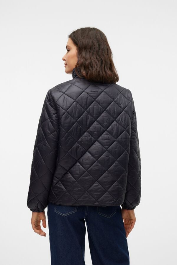 Vero Moda Casaco acolchoado gola alta Preto