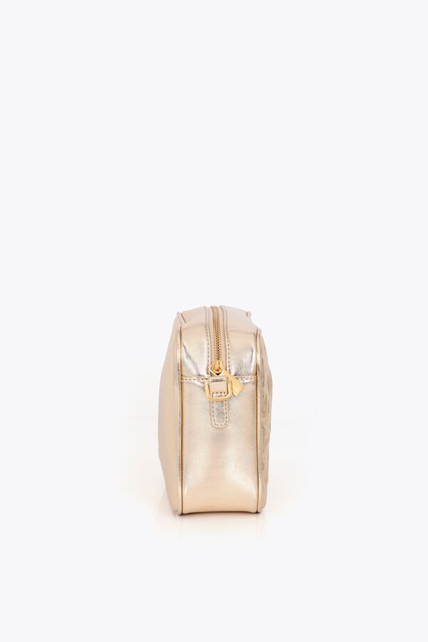 Lola Casademunt Monogram basic crossbody Gold