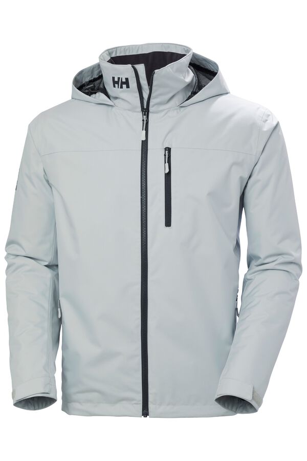 Helly Hansen Crew 2.0 hooded sailing jacket Grey