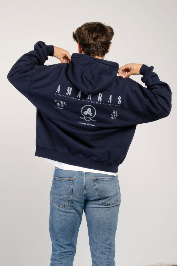 Amarras Sweatshirt Seaport Azul
