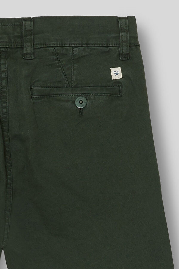 Silbon Pantal&oacute;n sport chino casual verde botella Verde oscuro