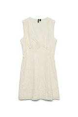 Vero Moda Short dress with openwork lace White
