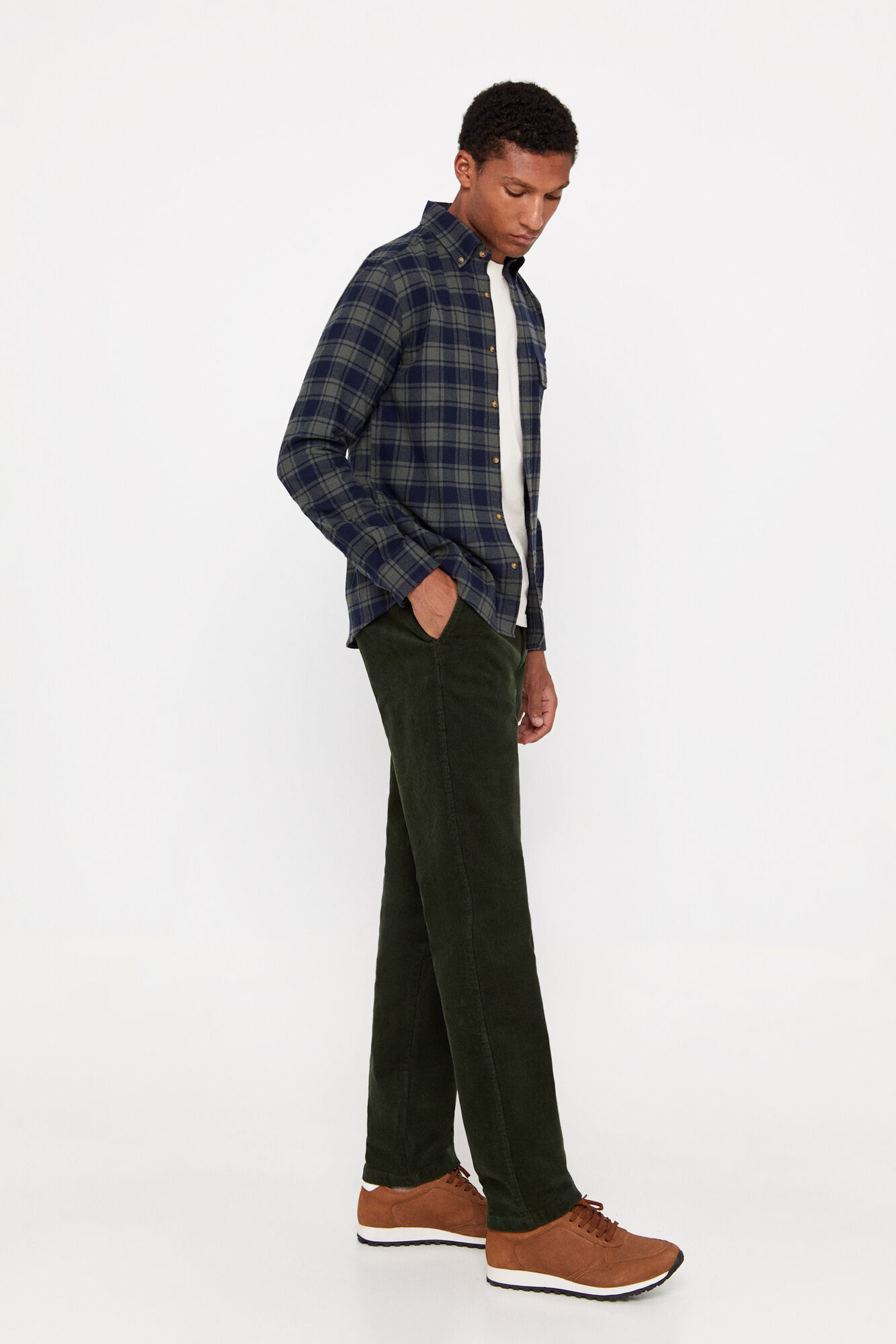 Pantalon pana online hombre cortefiel