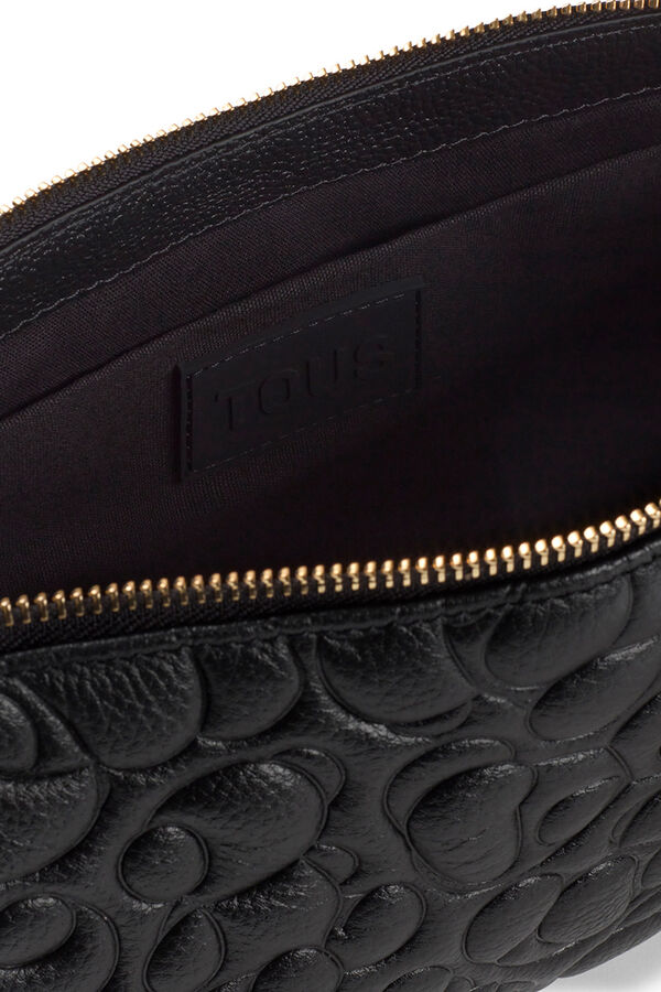 Tous Bandolera grande de piel TOUS Greta Negro