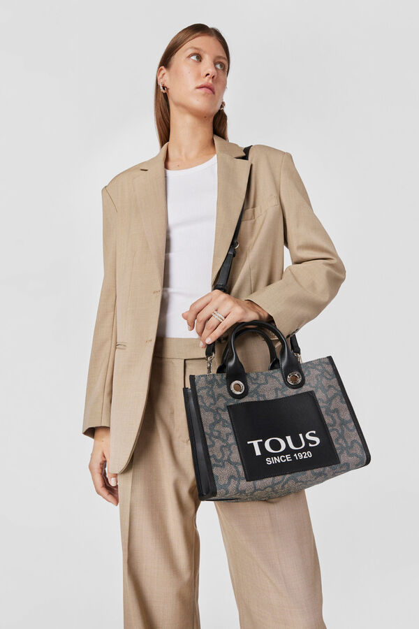 Amaya Kaos Icon medium black shopper bag | Women\'s accessories | Cortefiel