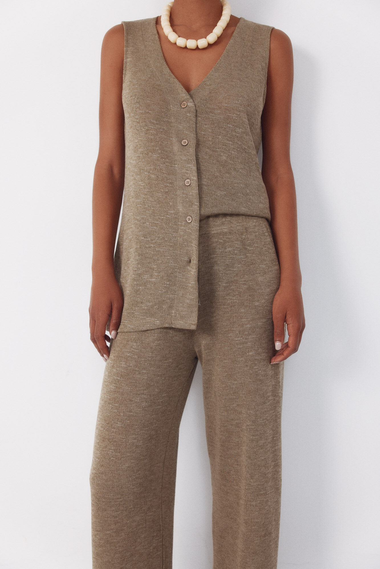 Cortefiel Jersey-knit trousers
