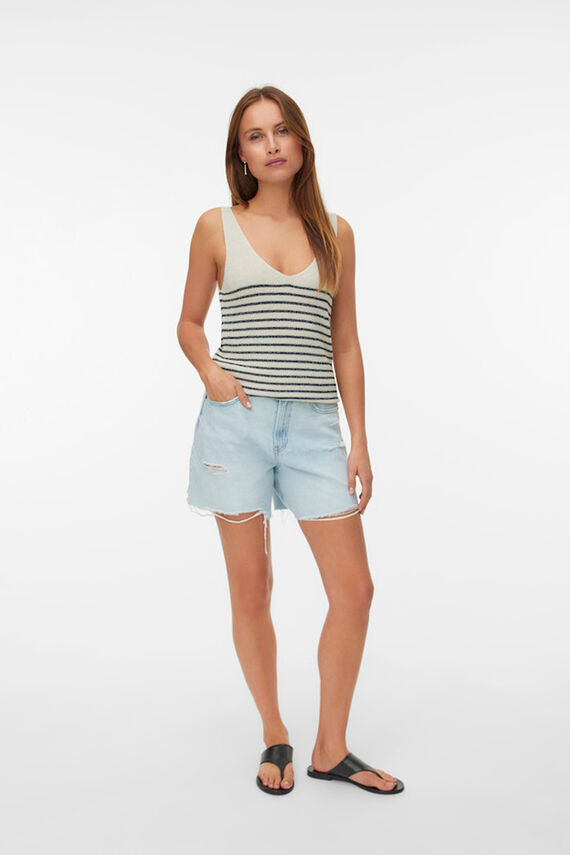 Top lurex tirante ancho