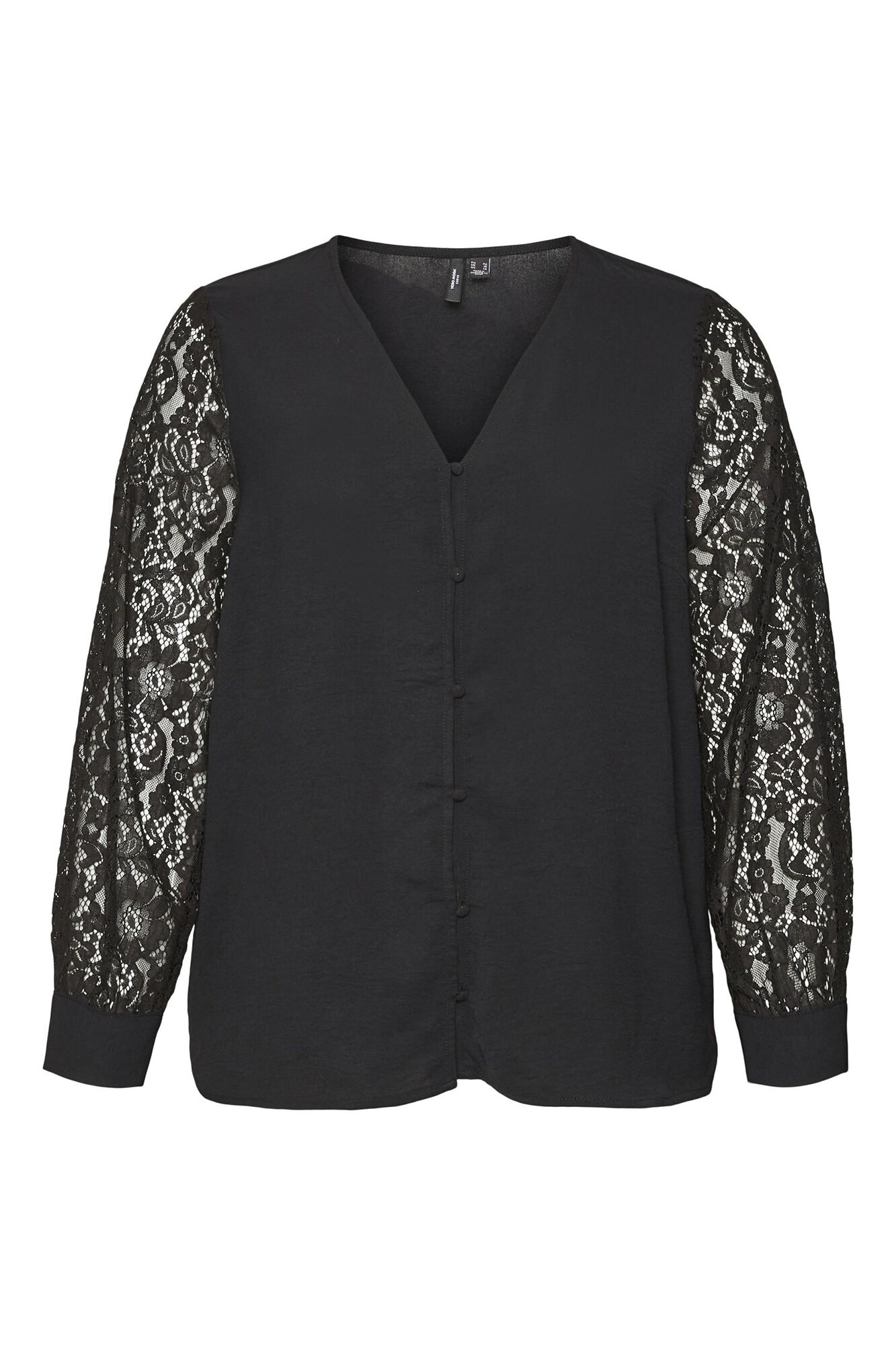 Black flowy top plus size online
