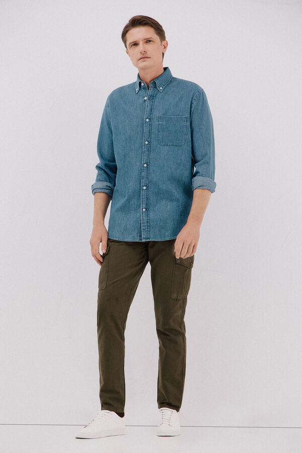 Cortefiel Cargo trousers  Kaki