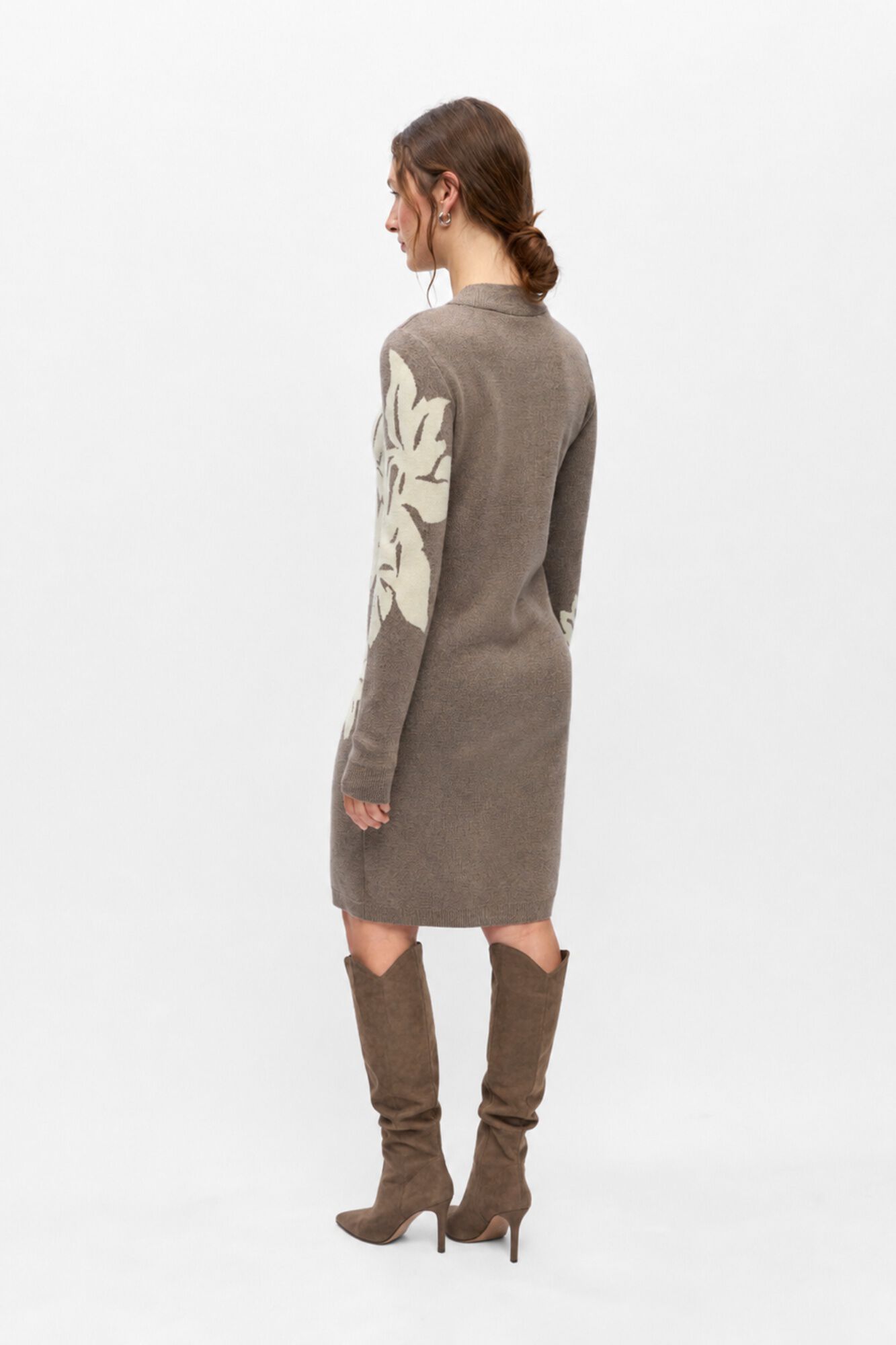 Object Printed jersey-knit dress