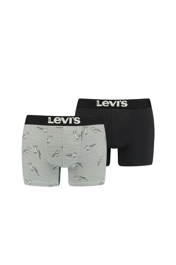 Cortefiel Pack de 2 boxers com logo Levi’s® desportivo Preto