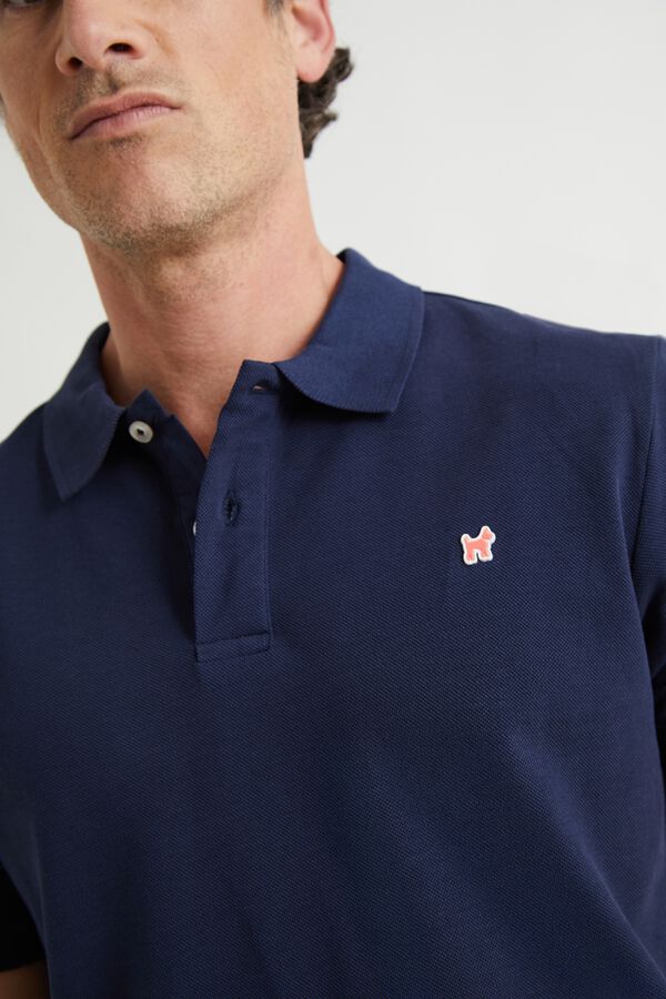 Williot Polo Garment Dyed Azul