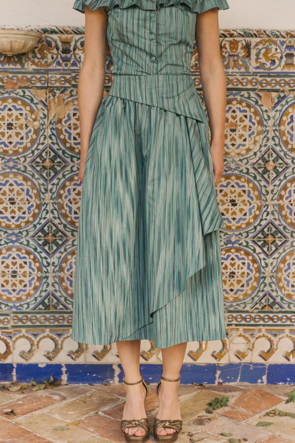 Cherubina Cameron skirt Turquoise