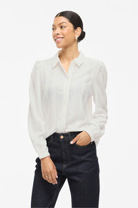 Vila Camisa manga comprida com bordado ingl&ecirc;s