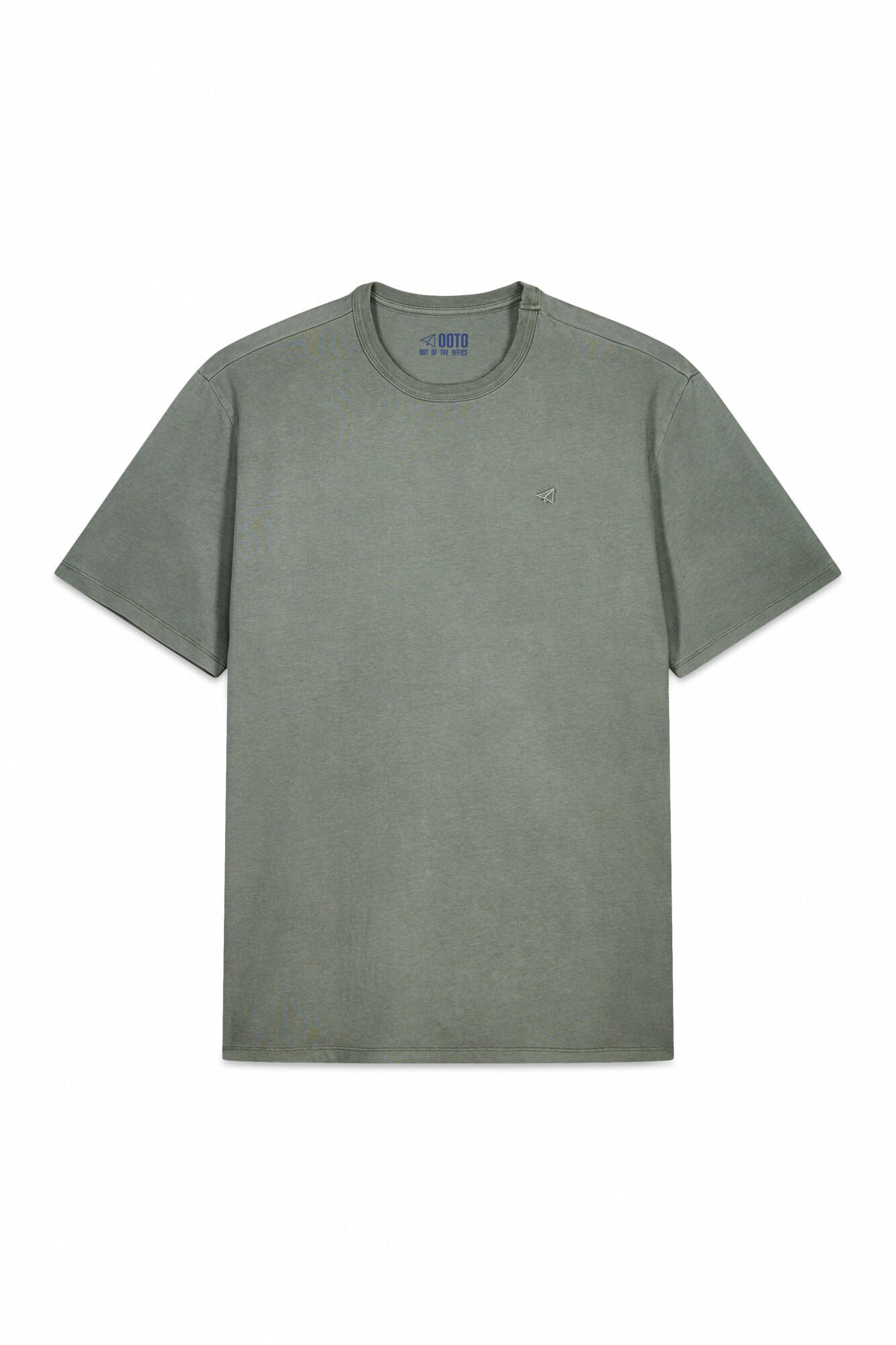 OOTO Camiseta b&aacute;sica con bordado avi&oacute;n