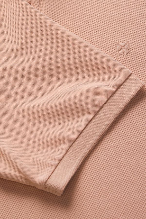 Jack & Jones Cotton short sleeve polo shirt Pink