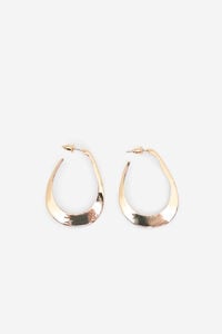 Cortefiel Deformed hoop earrings