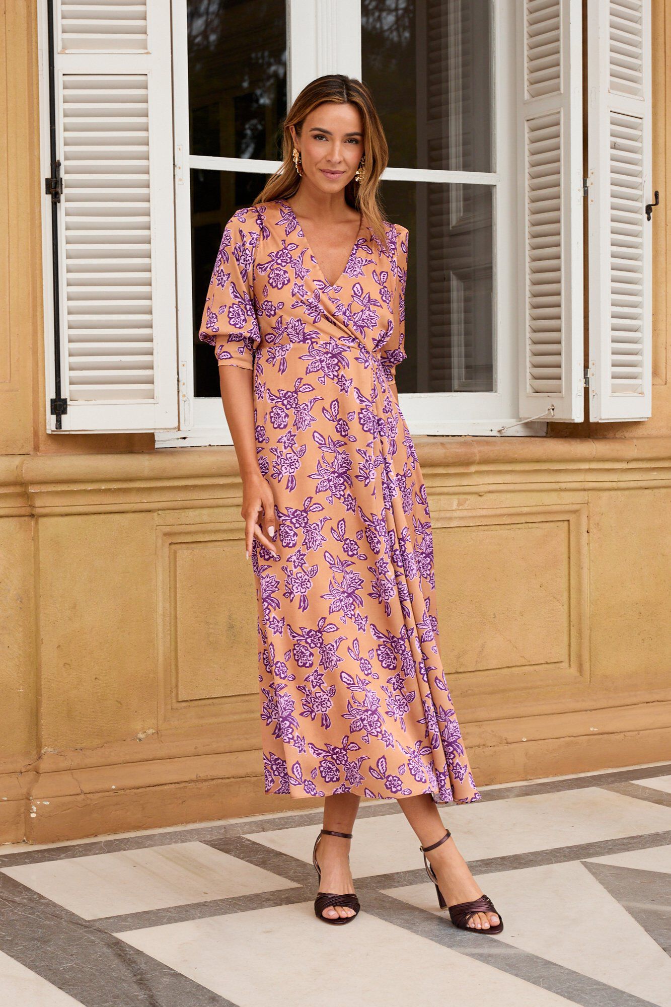 Pol&iacute;n Et Moi Vestido de convidada Andrea